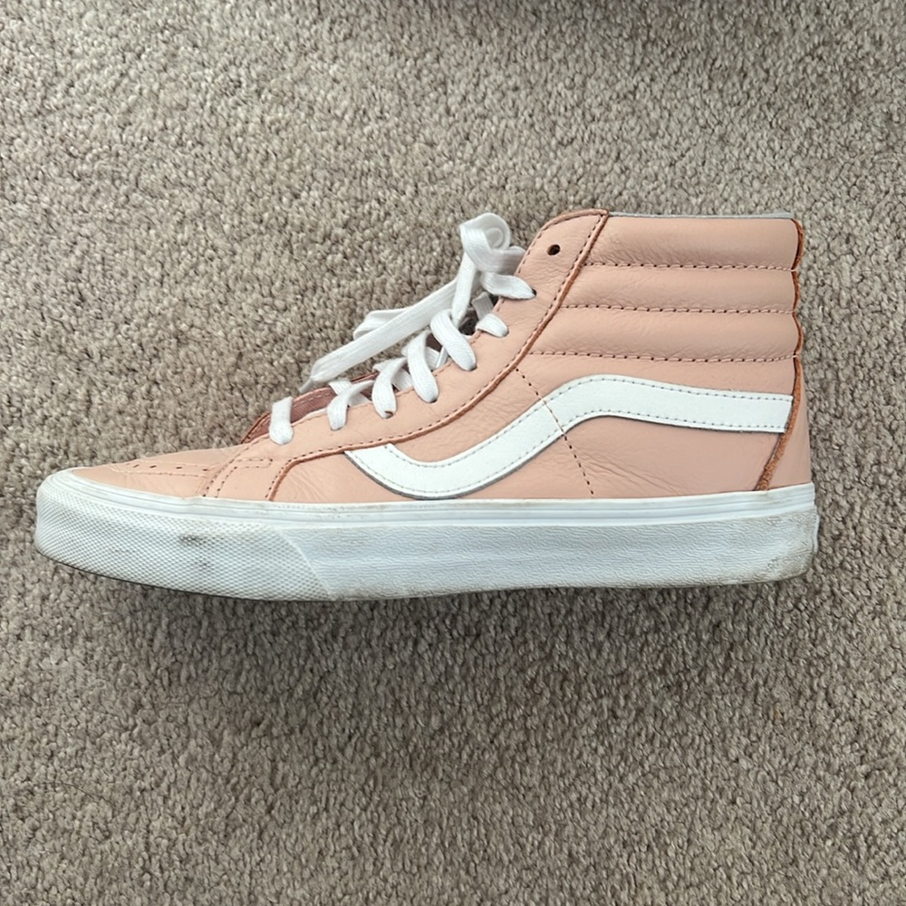Vans pale pink Sk8-Hi Shoes - Picture 3 of 5